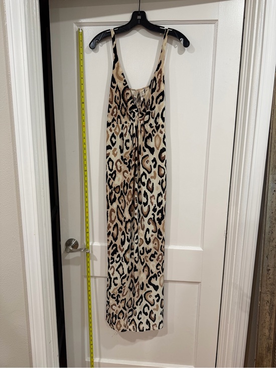 Ambrielle Dresses & Skirts - Ambrielle Leopard-Print Slip Dress in Beige, Brown & Black